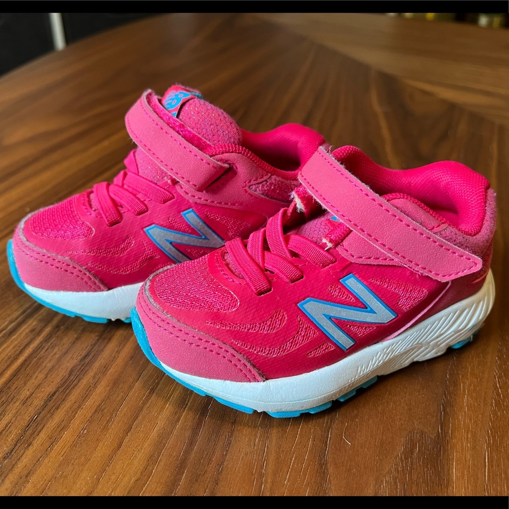 New balance toddler pink sneakers